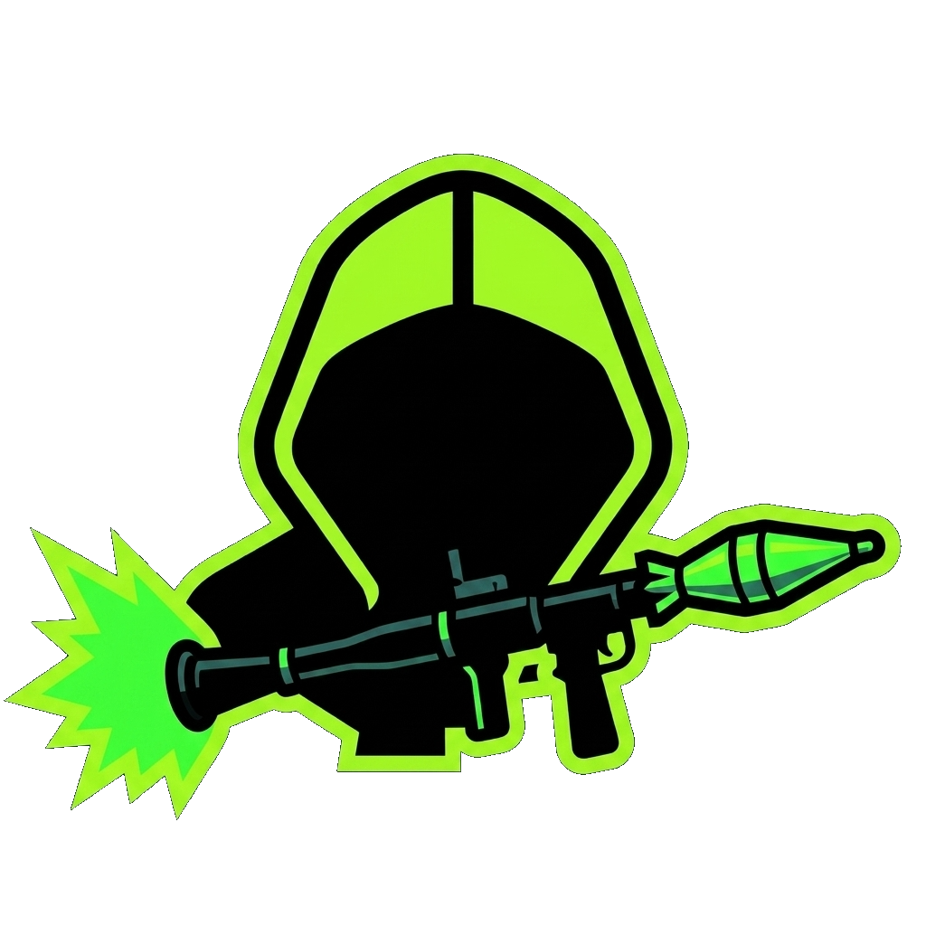 hoodlauncher mascot